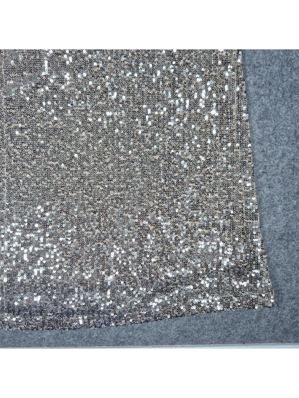 Cable & Gauge Champain Sequin Cocktail Holiday Dress Midi Sz M Sophiscated - Picture 15 of 16